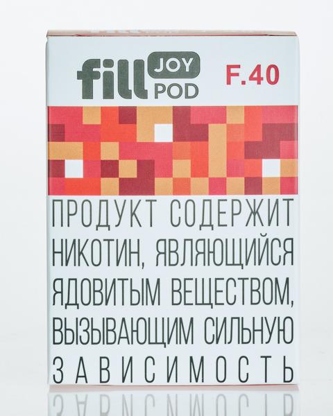 Одноразовый картридж с жидкостью для электронных систем курения fill JOY POD - Грейпфрут ( F40 ) ( 2 мл. Крепость 17 ± 3 мг )